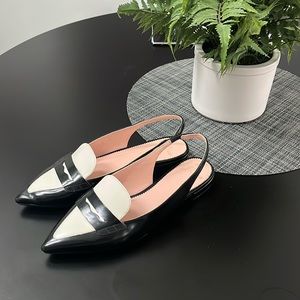 J Crew sling back loafer flats